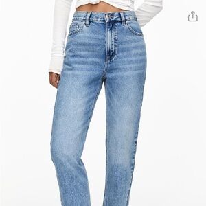 PULL & BEAR/👖High-waisted mom jeans/ Blue/ Size US 31